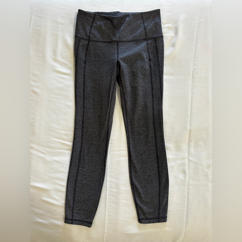 Athleta Black Patterned Leggings